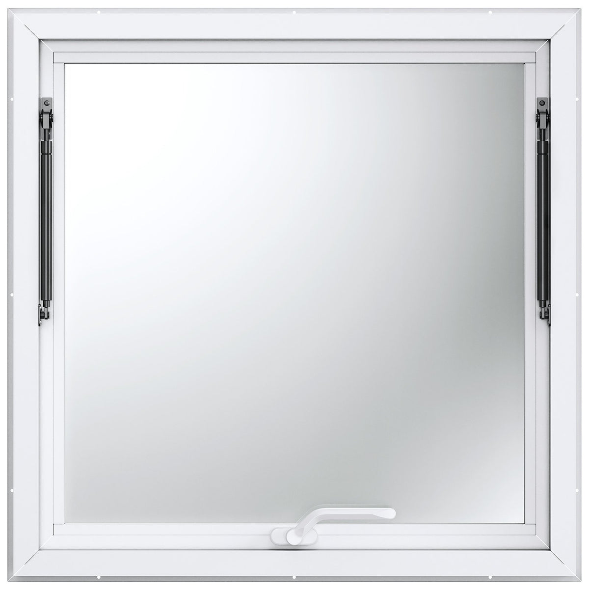 VEVOR Service Window 91 × 91 cm with Canopy, Mobile Feeding and Trailers