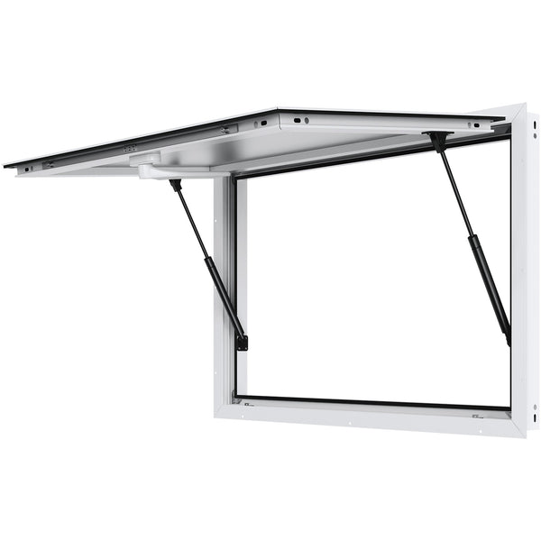 VEVOR 122 cm (G) × 91 cm (P) kioska apkalpošanas logs ēdināšanas treileriem ar nojumi