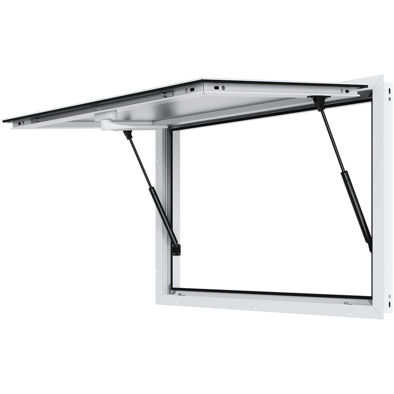 VEVOR 122 cm (G) × 91 cm (P) kioska apkalpošanas logs ēdināšanas treileriem ar nojumi