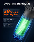 VEVOR profesionāla termokamera ar uzlabotu 512 × 384 TISR superizšķirtspēju, 3,45" LCD infrasarkano displeju, 2 MP vizuālo kameru, 25 Hz atsvaidzes intensitāti, temperatūras diapazonu −20 °C līdz 550 °C, 4 attēlu režīmiem un 7 krāsu paletēm