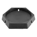 VEVOR RV izlīdzināšanas paliktņi 4 gab., apaļi domkrata balsta paliktņi Ø22,9 cm, pastāvīgi stiprināmi gumijas stabilizatori, nestspēja 2268 kg katram, piektās ass piekabēm, kemperiem un A/C klases dzīvojamajiem automobiļiem