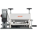 VEVOR elektriskā vadu izolācijas noņemšanas iekārta, 1,5–40 mm, automātiska 11 kanālu vara kabeļu izolācijas noņēmējmašīna, 370 W, ar manuālu roktura režīmu, avārijas apturēšanas pogu, metāllūžņu vara pārstrādei