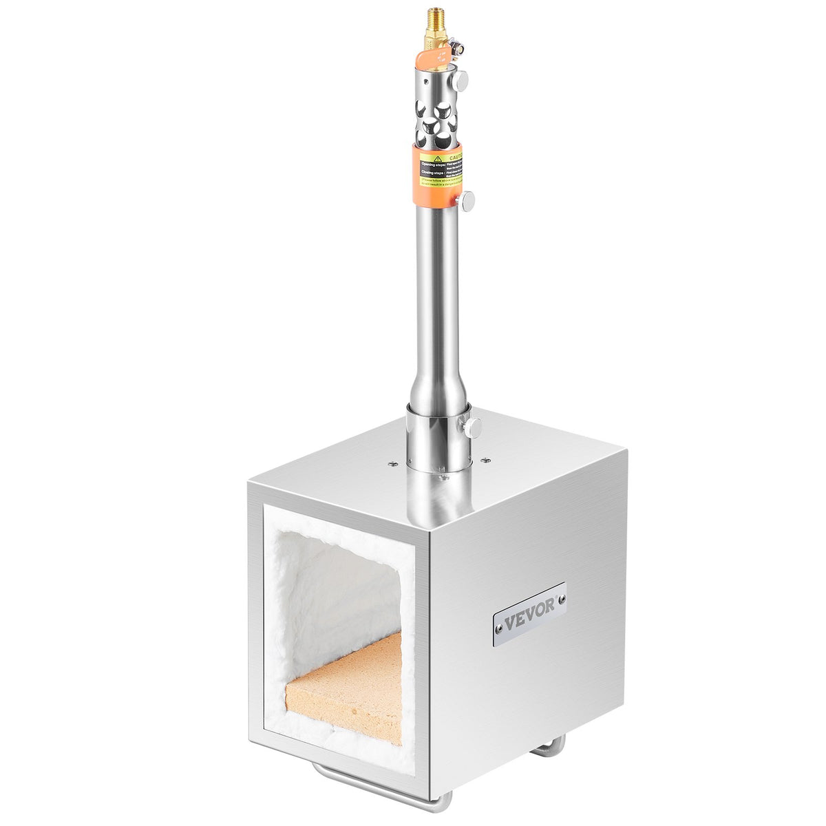 VEVOR Portable Propane Forge with 1 Burner, 1433 °C, for Metalworking and Knife Forging