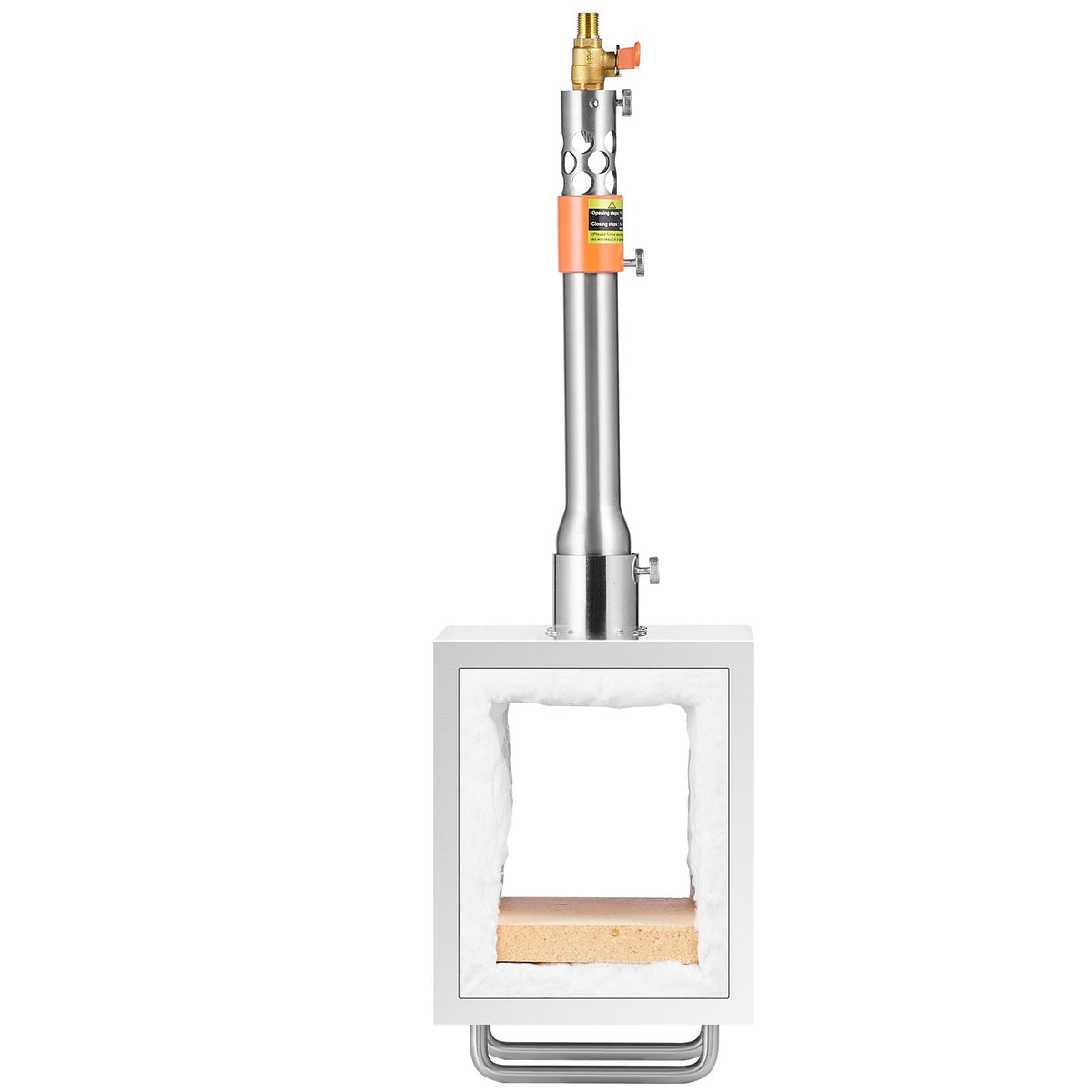 VEVOR Portable Propane Forge with 1 Burner, 1433 °C, for Metalworking and Knife Forging