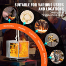 VEVOR Pārnēsājamais propāna kalējs ar 1 degli, 1433°C, metālapstrādei un nažu kalšanai