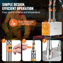 VEVOR Pārnēsājamais propāna kalējs ar 2 degļiem, 1427°C, metālapstrādei un nažu kalšanai