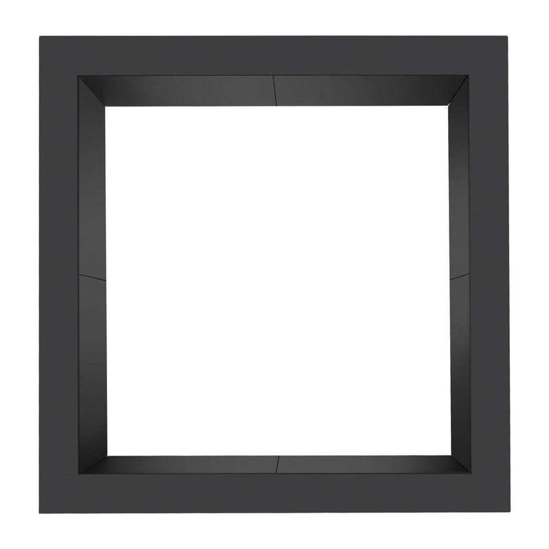 VEVOR kvadrātveida ugunskura gredzens – 91 × 91 cm ārējais tērauda DIY ugunskura ieliktnis