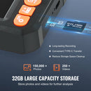 VEVOR endoskopiskā kamera ar apgaismojumu, divu objektīvu boroskops, 1,5 m kabelis, 10,9 cm ekrāns