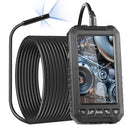 VEVOR endoskopiskā kamera ar apgaismojumu, trīskāršais objektīvs, boroskops, 15 m kabelis, 12,7 cm ekrāns