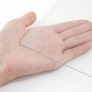 VEVOR caurspīdīgs plastmasas galda pārklājs 100 × 200 cm, 1,5 mm biezs, taisnstūra formas, ūdensizturīgs un viegli tīrāms - birojam, kumodei, naktsgaldiņam