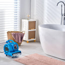 VEVOR grīdas ventilaatorid, 1360 apgr./min, 1020 m³/h gaisa plūsma, ar 4 pūšanas leņķiem un 3 ātrumiem