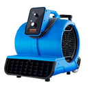 VEVOR grīdas ventilaatorid, 1400 apgr./min, 6800 m³/h gaisa plūsma, ar 3 pūšanas leņķiem un 3 ātrumiem