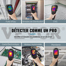 VEVOR infrasarkanā termokamera, 240 × 180 IR izšķirtspēja, 7,1 cm LCD ekrāns