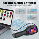 VEVOR infrasarkano staru termokamera ar redzamās gaismas kameru, 2 MP, IR izšķirtspēja 240 × 180 pikseļi