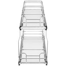 VEVOR 2-līmeņu izvelkamais skapja organizators zem izlietnes 21 x 22 cm