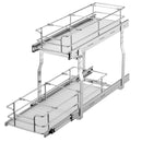 VEVOR 2-līmeņu izvelkamais skapja organizators zem izlietnes 21 x 22 cm