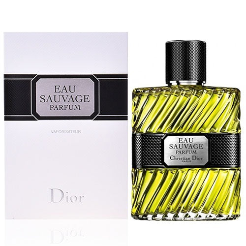Dior Eau Sauvage Parfum EDP 100ml – klasiski elegants vīriešu aromāts ar citrusaugļu un vetivērijas notīm.