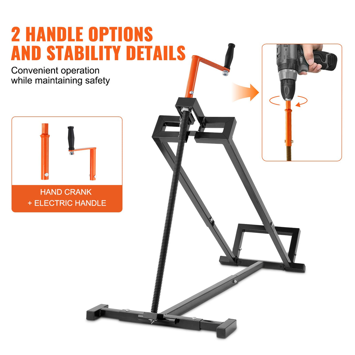 VEVOR zāles pļāvēja pacēlājs, 399 kg, pacelšanas augstums 600 mm