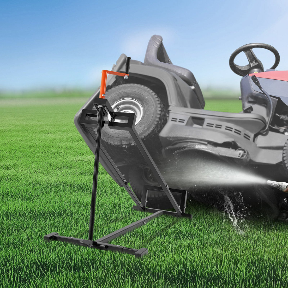 VEVOR zāles pļāvēja pacēlājs, 399 kg, pacelšanas augstums 600 mm