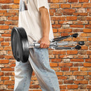 VEVOR bungu krēsls, augstums regulējams 540–670 mm, polsterēts sēdeklis ar neslīdošām kājām, 360° grozāms, līdz 227 kg slodze, ar 5A vālītēm