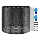 VEVOR Komposta Tvertne 832 litri, Āra Paplašināmā Kompostēšanas Tvertne, Liela Ietilpība, Viegla Uzstādīšana, Ātra Auglīgas Augsnes Izveide