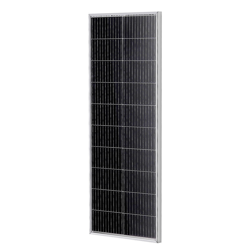 VEVOR 100W Monokristāliskās Saules Paneļu Komplekts 12V Saules Paneļi un Lādētāja Kontrolieris