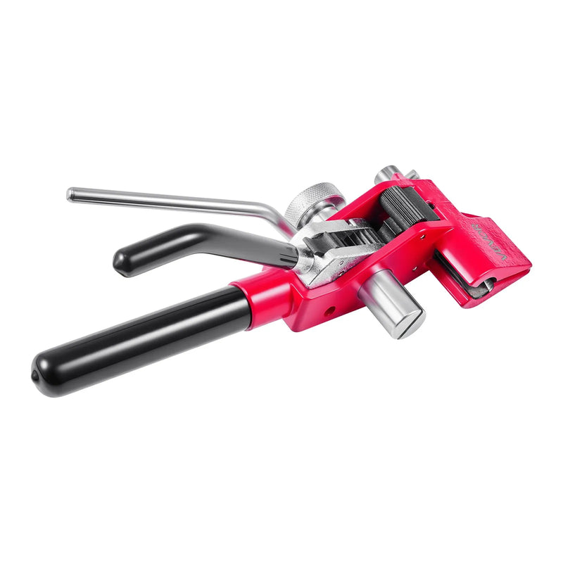 VEVOR tērauda lentes spriegošanas komplekts ar 122 m lentu un 400 metāla sprādzēm, manuāls palešu iepakošanas un saiņošanas komplekts noliktavai, transportam un rūpnieciskai stiprināšanai