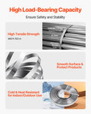 VEVOR tērauda lentes spriegošanas komplekts ar 122 m lentu un 400 metāla sprādzēm, manuāls palešu iepakošanas un saiņošanas komplekts noliktavai, transportam un rūpnieciskai stiprināšanai