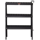 VEVOR hidroponiskās audzēšanas sistēma, 108 stādīšanas vietas, 3-līmeņu, ar PVC caurulēm