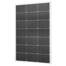 VEVOR 100 W monokristālisks saules panelis, 23 % augstas efektivitātes PV modulis ar stabilu MC4 pieslēgumu, alumīnija rāmis un IP65 aizsardzība, piemērots automobiļiem, laivām, kemperiem, plakaniem jumtiem un autonomām sistēmām