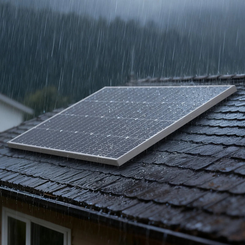 VEVOR 100 W monokristālisks saules panelis, 23 % augstas efektivitātes PV modulis ar stabilu MC4 pieslēgumu, alumīnija rāmis un IP65 aizsardzība, piemērots automobiļiem, laivām, kemperiem, plakaniem jumtiem un autonomām sistēmām