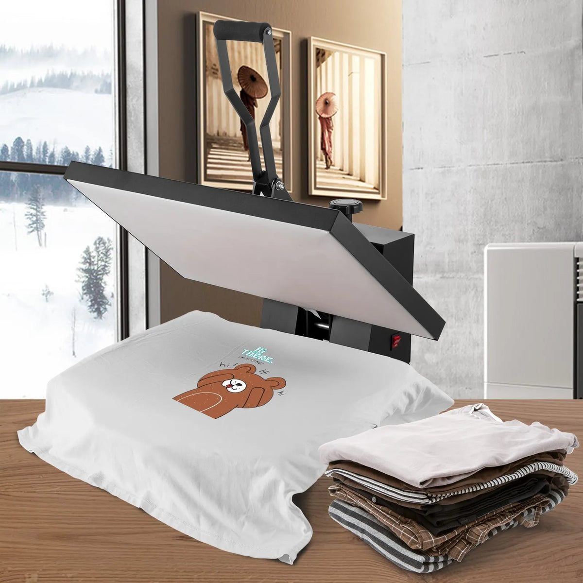 VEVOR Heat Press 40 × 60 cm, Sublimation and T-Shirt Printing