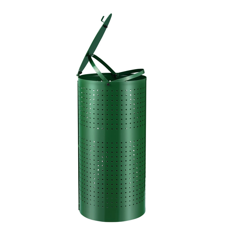 VEVOR 43,5 litri laikapstākļiem izturīga suņu izkārnījumu atkritumu tvertne ar vāku