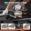 VEVOR 2000W elektriskais hidrauliskais armatūras armatūras griezējs - griešana līdz līdz 2-28 mmi