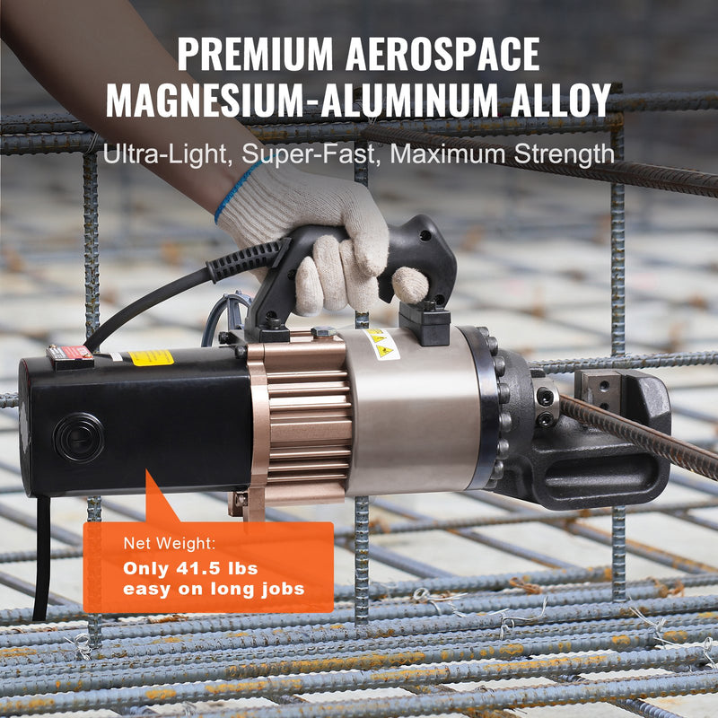 VEVOR 2000W elektriskais hidrauliskais armatūras armatūras griezējs - griešana līdz līdz 2-28 mmi