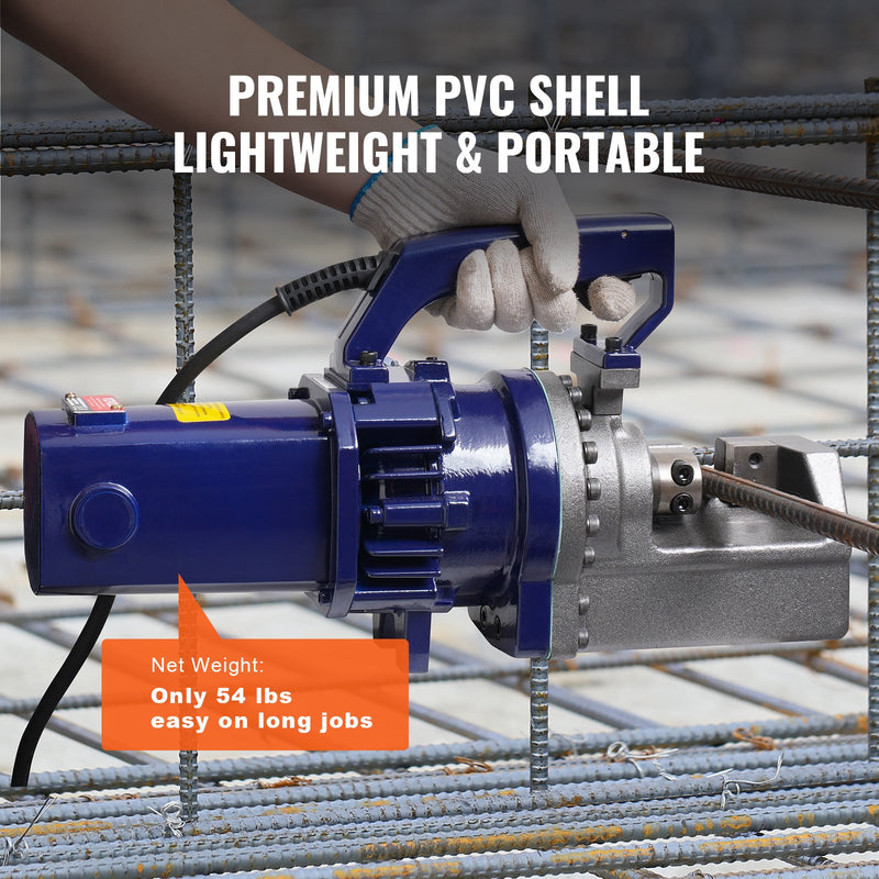 VEVOR 1700W elektriskais hidrauliskais armatūras griezējs - griešana līdz 5-25 mmi (