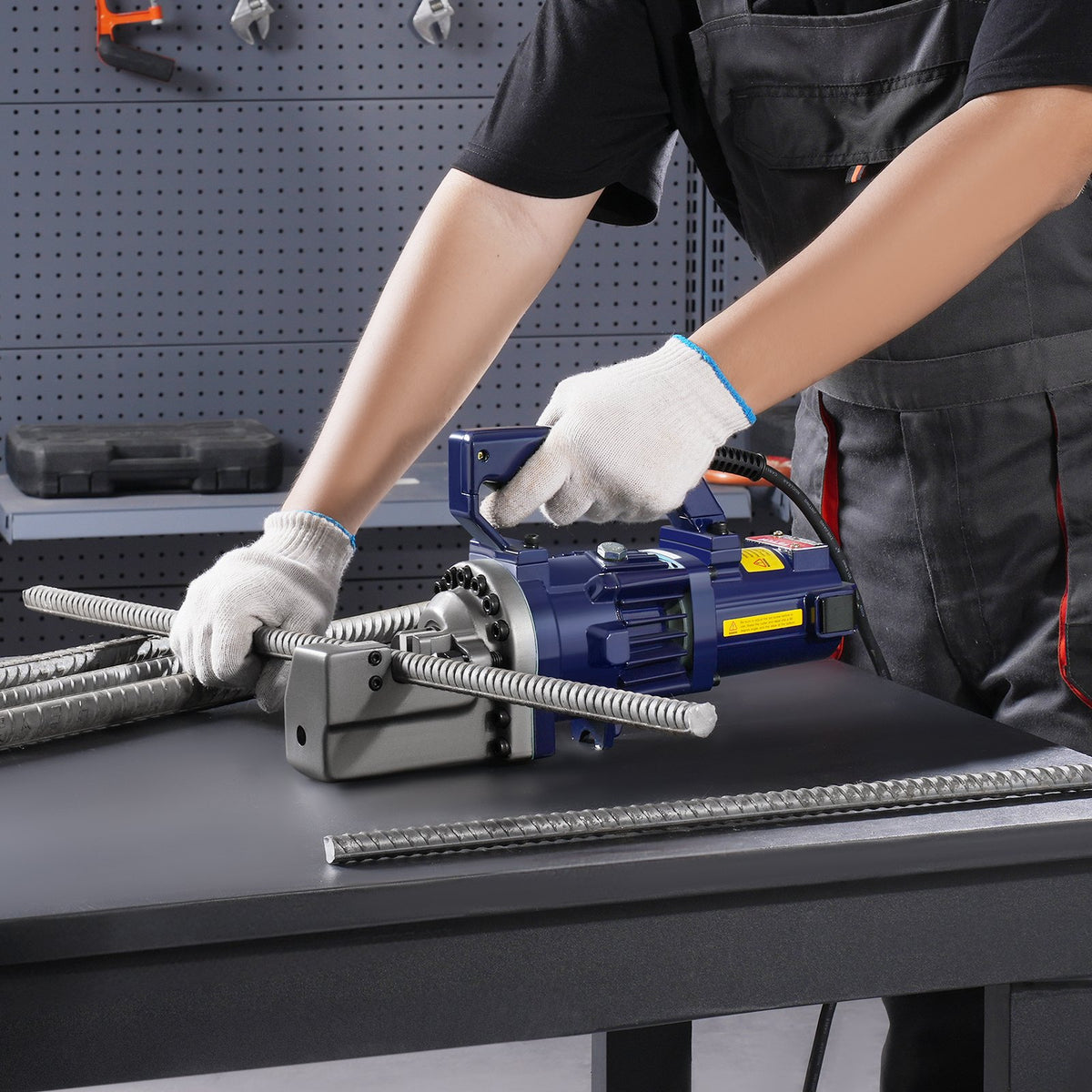 VEVOR 1000W Electric Hydraulic Rebar Cutter up to 4-20 mm (