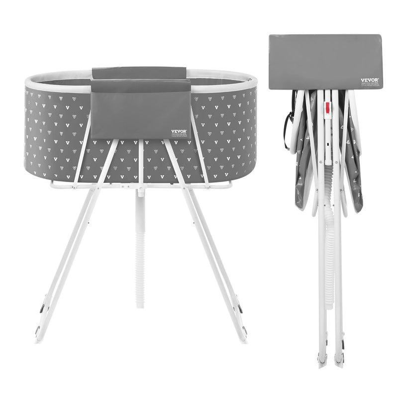 VEVOR saliekamā paaugstinātā vanna mājdzīvniekiem – pelēka dušas stacija maziem un vidējiem suņiem un kaķiem