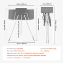 VEVOR saliekamā paaugstinātā vanna mājdzīvniekiem – pelēka dušas stacija maziem un vidējiem suņiem un kaķiem