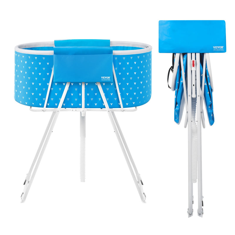 VEVOR saliekamā paaugstinātā mājdzīvnieku vannošanas stacija – gaiši zilā krāsā