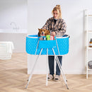 VEVOR saliekamā paaugstinātā mājdzīvnieku vannošanas stacija – gaiši zilā krāsā