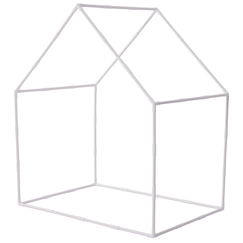 VEVOR bērnu rotaļu telts, piemērota bērniem 1–5 gadu vecumā, mazuļu telts ar paklājiņu un lampiņu, bērnu telts ar logiem lietošanai telpās un ārā, jurtas tipa rotaļu telts zēniem un meitenēm, bēša