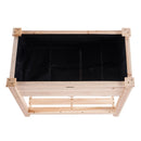 Koka paaugstinātā dārza dobe 86 × 46 × 76 см ziediem, dārzeņiem un garšaugiem