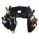 VEVOR instrumentu josta ar 18 kabatām, profesionāla instrumentu soma vīriešiem, izturīga regulējama darba josta ar noņemamu somu elektriķiem, galdniekiem un būvniecībai, darba priekšauta organizators, regulējama 80–131 cm