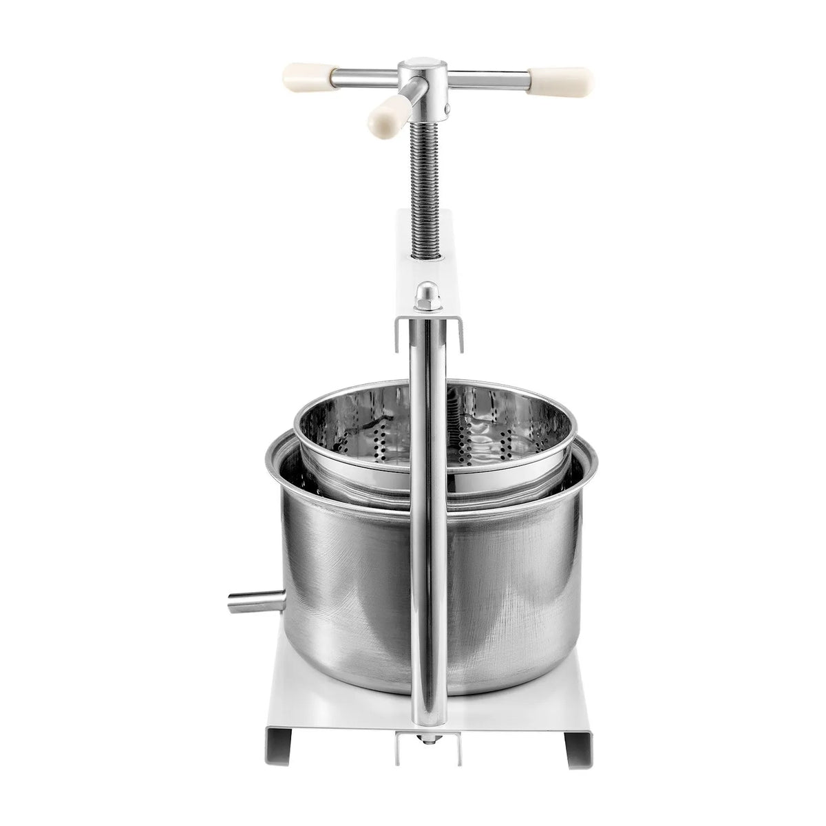 VEVOR Manual Fruit and Wine Press 5 L, Stainless Steel Basket