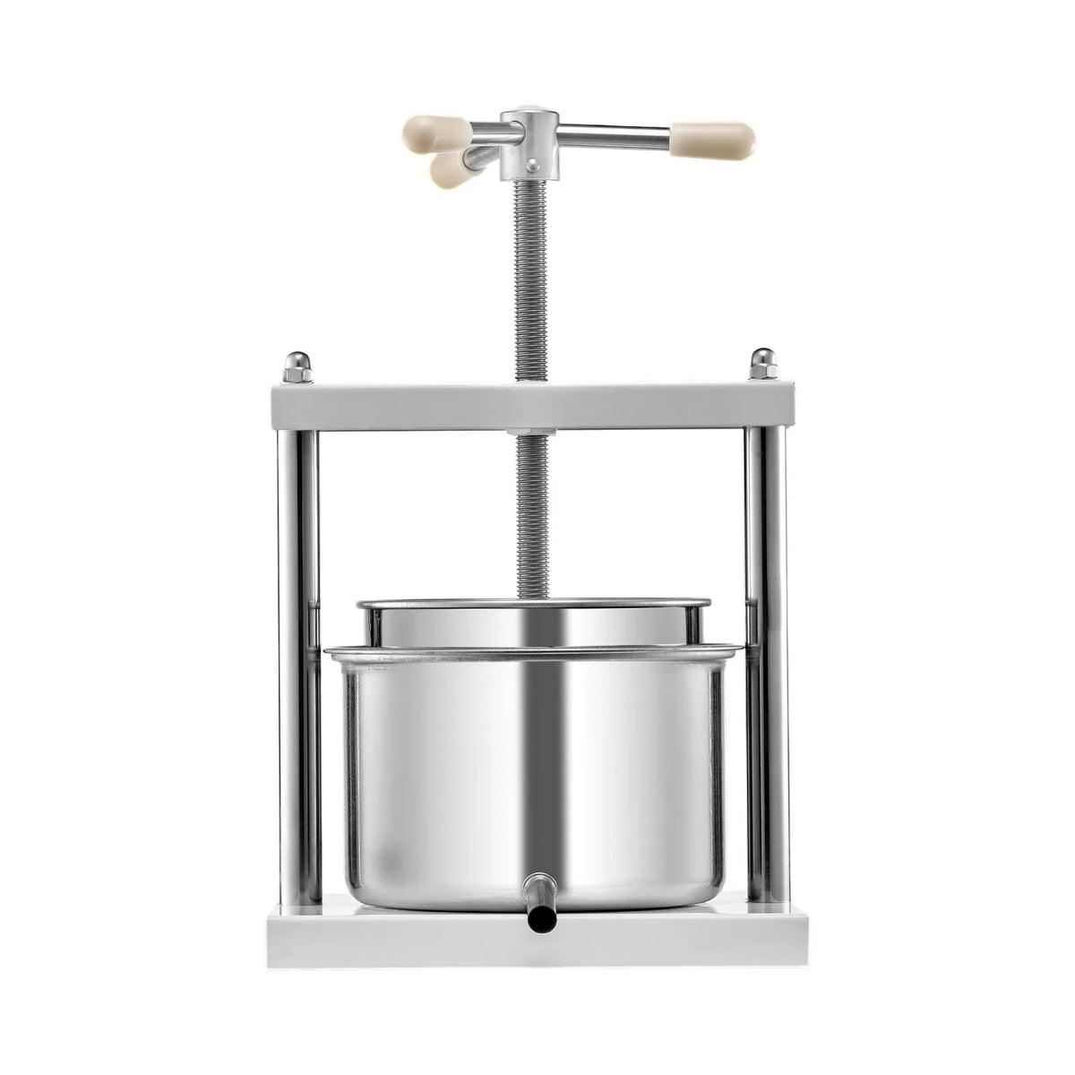 VEVOR Manual Fruit and Wine Press 5 L, Stainless Steel Basket