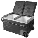 115L VEVOR pārnēsājams auto ledusskapis/saldētavas kompresors, divas zonas