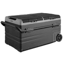 115L VEVOR pārnēsājams auto ledusskapis/saldētavas kompresors, divas zonas