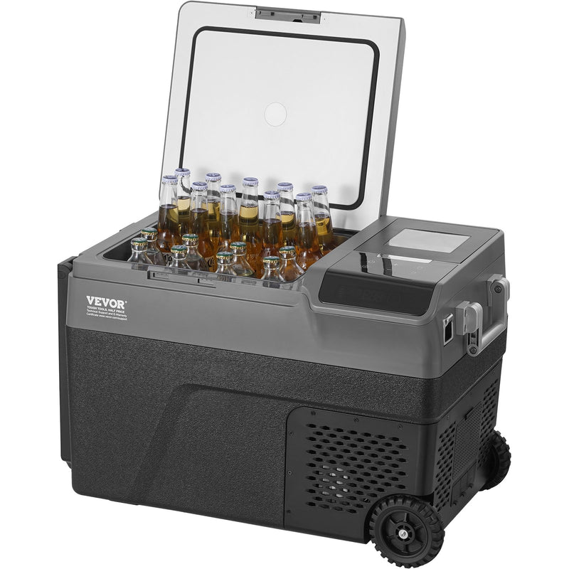 35L VEVOR pārnēsājams auto ledusskapis/saldētava ar ledus pagatavošanas funkciju, viena zona