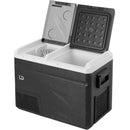 36L VEVOR pārnēsājams auto ledusskapis ar ledus pagatavošanas funkciju divu zonu